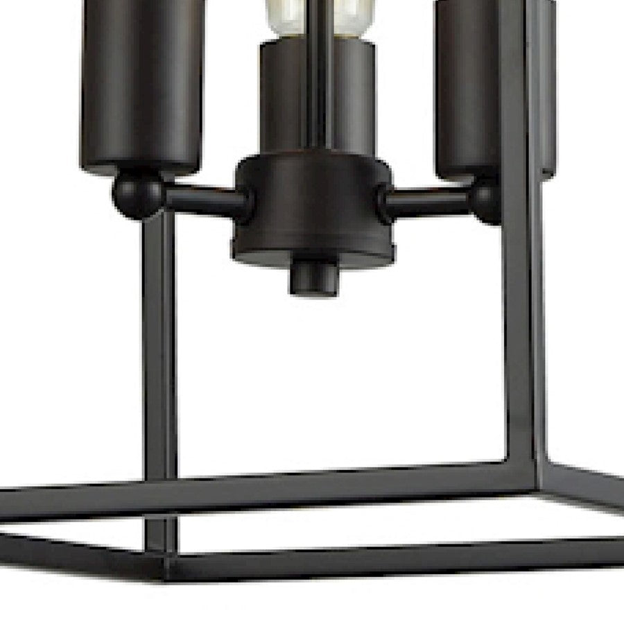Atlas Lighting Williamsport 10in 3-Light Chandelier | Transitional Oil Rubbed Bronze | Dining Room & Kitchen Island | Model CL11395-BZ