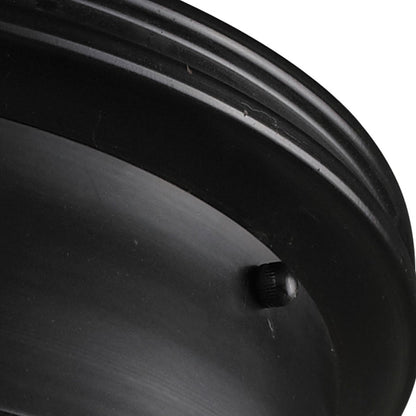 Atlas Lighting Chadwick 15in 3-Light Flush Mount | Transitional Oil Rubbed Bronze and Glass | Dining Room & Foyer | 15 x 15 x 5 in | Model CL11429-BZ