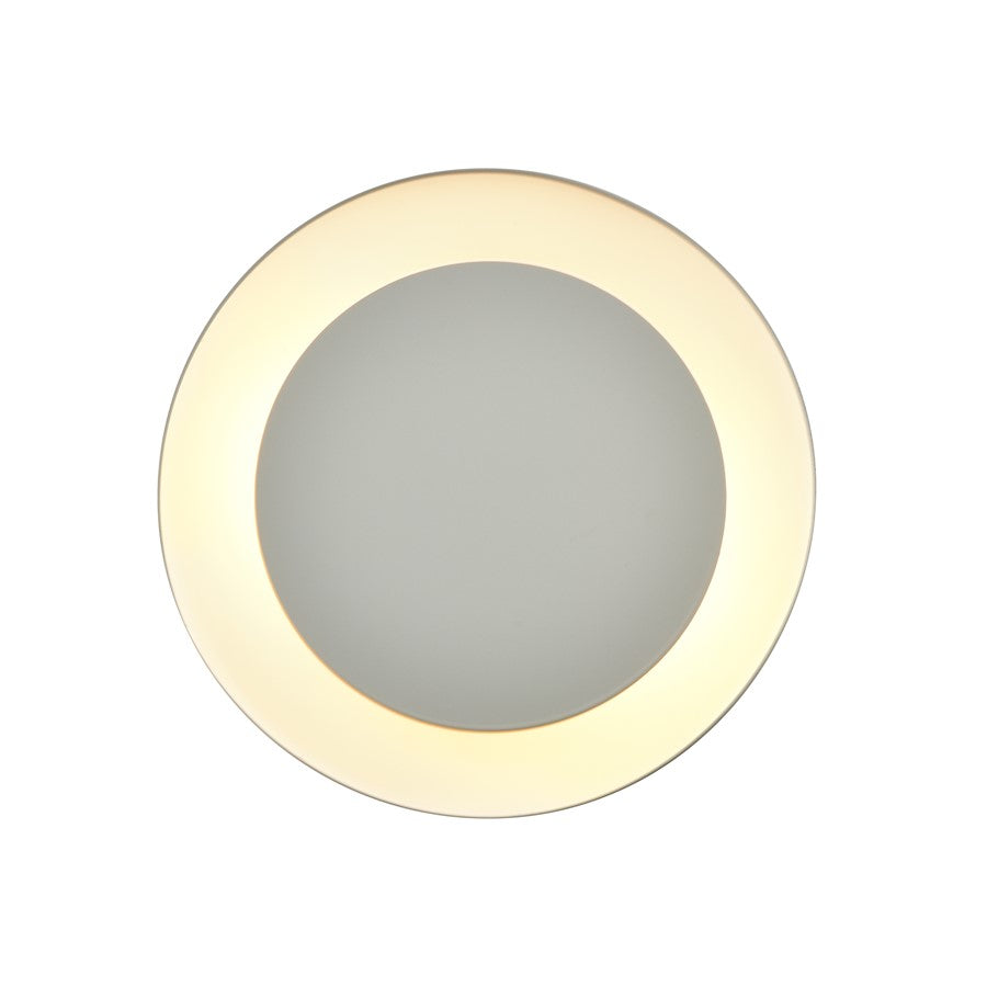 Atlas Lighting Pelham 10in 2-Light Flush Mount | Modern White and Matte Black Metal | Kitchen & Bedroom | 10 x 10 x 5 in | Model CL11487-WH2