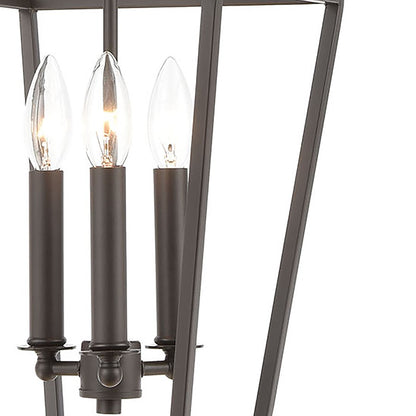 Atlas Lighting Fairfax 9in 3-Light Mini Pendant | Transitional Oil Rubbed Bronze Metal | Kitchen Island & Dining Room | Model CL11583-BZ