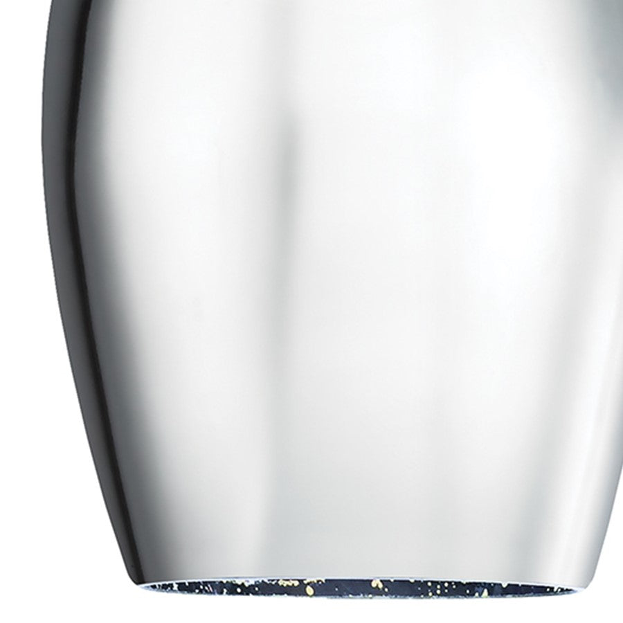 Atlas Lighting Illusions 5in 1-Light Pendant | Modern Multicolor Glass and Satin Nickel | Kitchen Island & Dining Room | Model CL11613-MU
