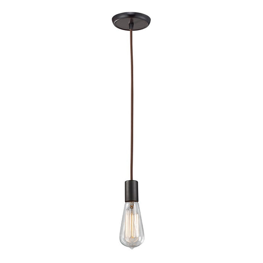 Atlas Lighting Menlow Park 2in 1-Light Mini Pendant | Transitional Oil Rubbed Bronze Metal | Kitchen Island & Dining Room | Model CL11631-BZ