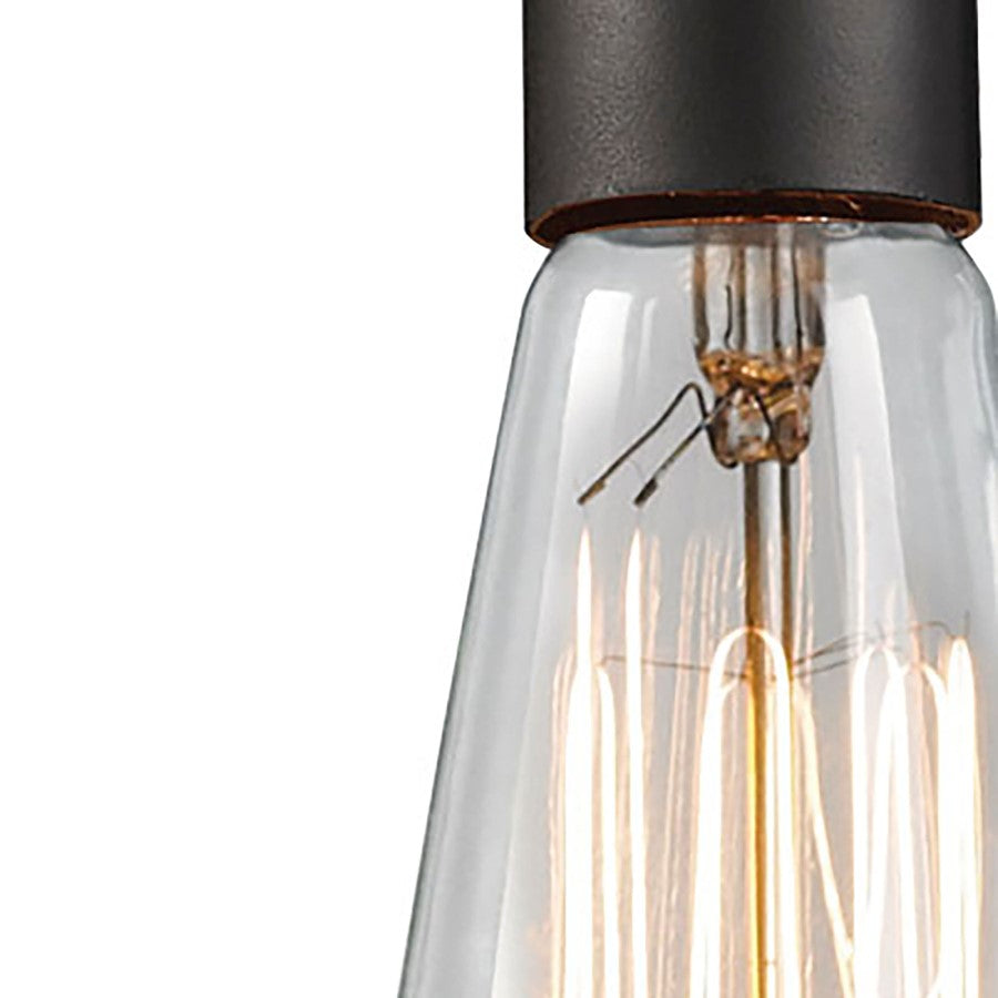 Atlas Lighting Menlow Park 2in 1-Light Mini Pendant | Transitional Oil Rubbed Bronze Metal | Kitchen Island & Dining Room | Model CL11631-BZ