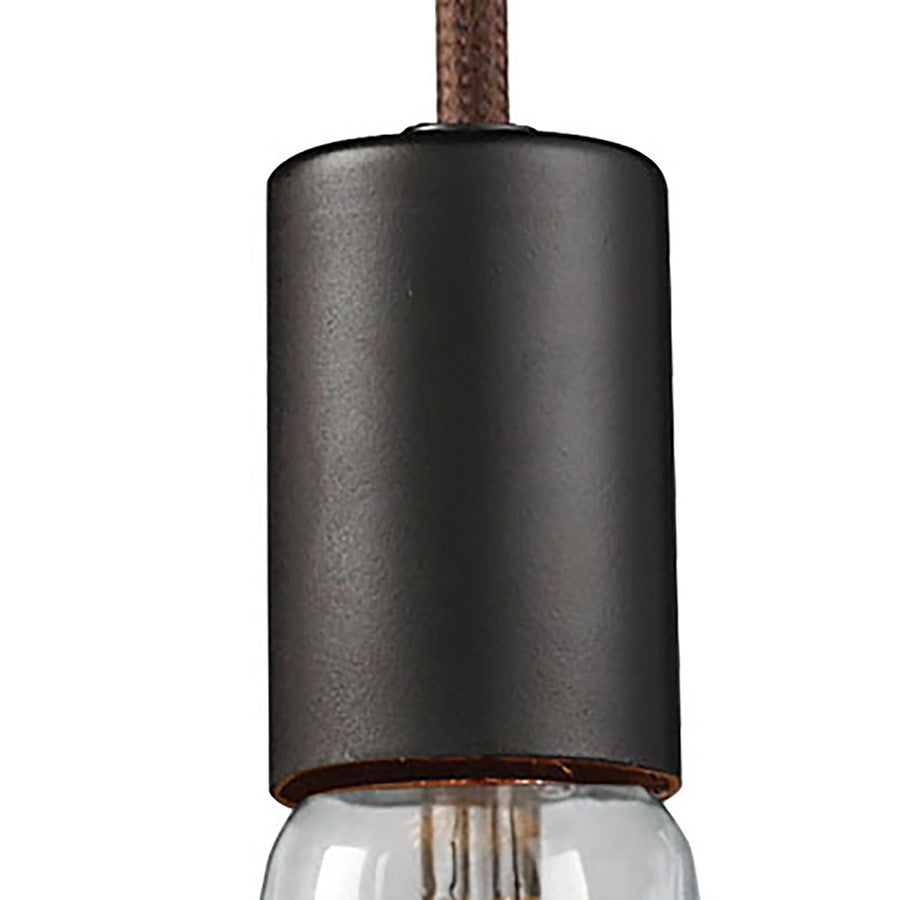 Atlas Lighting Menlow Park 2in 1-Light Mini Pendant | Transitional Oil Rubbed Bronze Metal | Kitchen Island & Dining Room | Model CL11631-BZ
