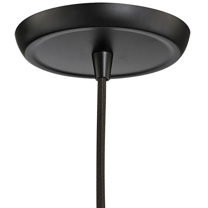 Atlas Lighting Menlow Park 6in 1-Light Mini Pendant | Transitional Oil Rubbed Bronze and Seeded Glass | Kitchen Island & Dining | Model CL11633-BZ