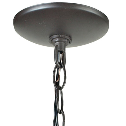 Atlas Lighting Moravian Star 12in 1-Light Mini Pendant | Traditional Oil Rubbed Bronze and Clear Glass | Kitchen Island & Dining | Model CL11684-BZ1