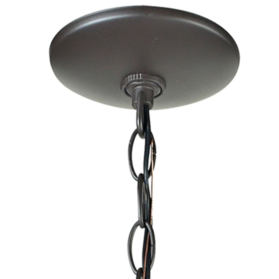 Atlas Lighting Moravian Star 9in 1-Light Mini Pendant | Traditional Oil Rubbed Bronze and Clear Glass | Kitchen Island & Dining | Model CL11685-BZ1