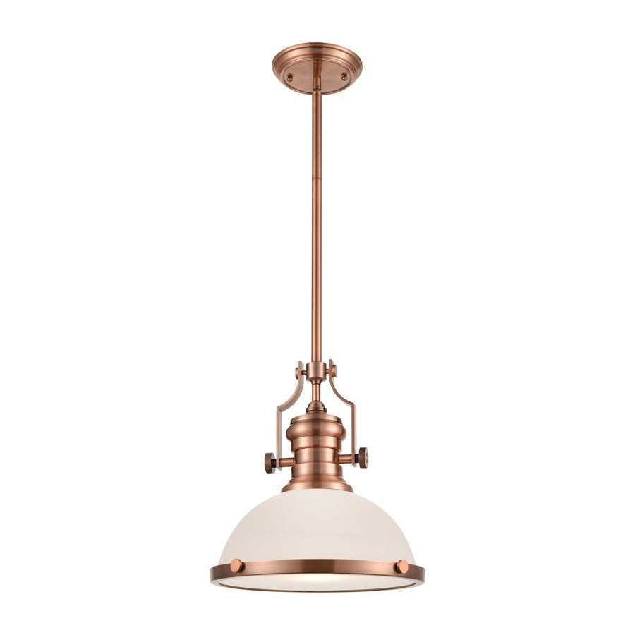 Atlas Lighting Chadwick 13'' Wide 1Lt Pendant, Antique Copper - CL11750-CO3