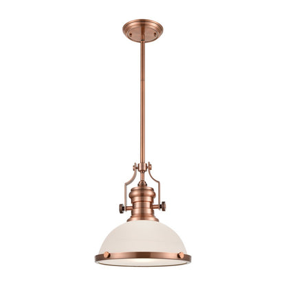 Atlas Lighting Chadwick 13'' Wide 1Lt Pendant, Antique Copper - CL11750-CO3