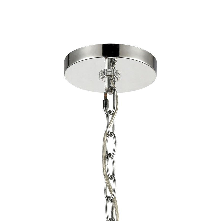Atlas Lighting Darlene 13in 3-Light Pendant | Polished Chrome and Clear Seeded Glass | Dining Room & Kitchen Island | Model CL11763-CH
