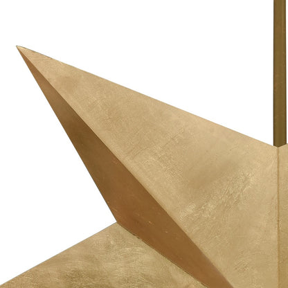 Atlas Lighting Drama 40in 5-Light Pendant | Gold Leaf Metal | Living Room & Dining Room | 40 x 40 x 6 in | Model CL11764-GD
