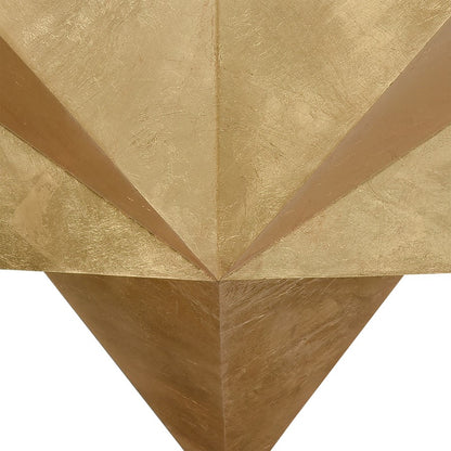 Atlas Lighting Drama 40in 5-Light Pendant | Gold Leaf Metal | Living Room & Dining Room | 40 x 40 x 6 in | Model CL11764-GD