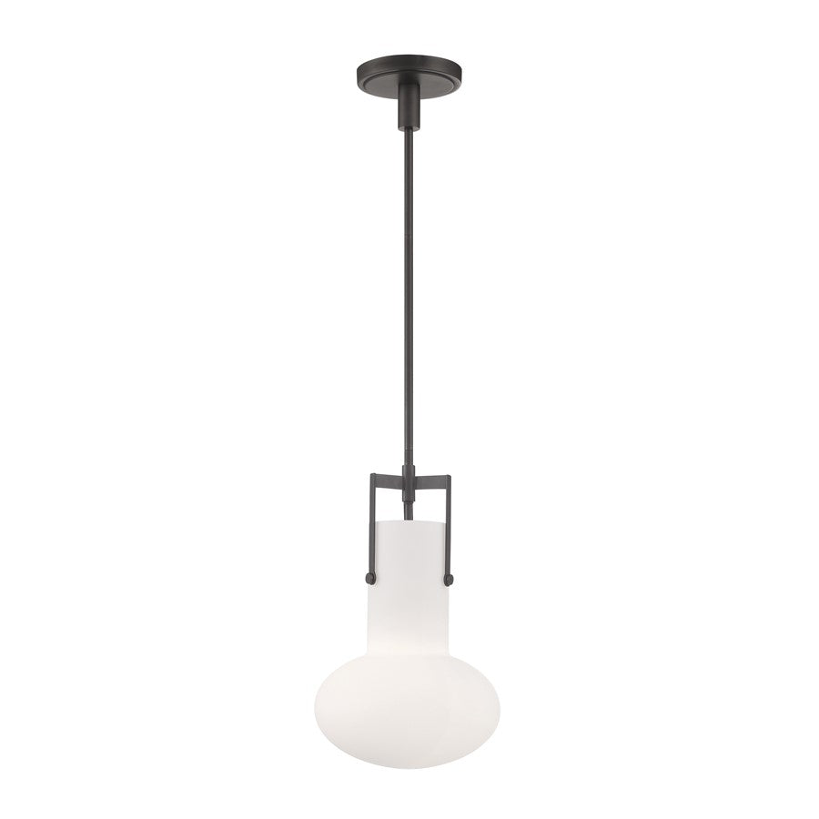Atlas Lighting Izel 10in 1-Light Pendant | Oil Rubbed Bronze | Kitchen Island & Dining Room | 10 x 10 x 17 in | Model CL11779-BZ