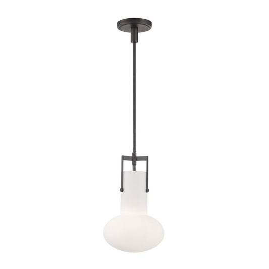 Atlas Lighting Izel 10in 1-Light Pendant | Oil Rubbed Bronze | Kitchen Island & Dining Room | 10 x 10 x 17 in | Model CL11779-BZ