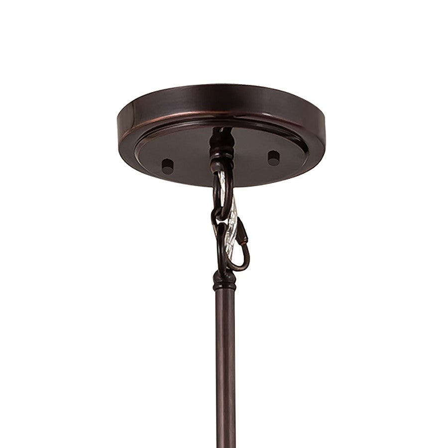 Atlas Lighting Katelyn 15in 1-Light Pendant | Transitional Dark Bronze Metal | Kitchen Island & Dining Room | 15 x 15 x 16 in | Model CL11787-BZ
