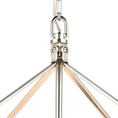 Atlas Lighting Marin 14'' Wide 1Lt Pendant, Corkwood/Brown