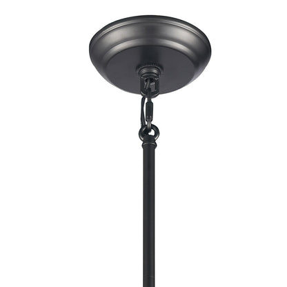 Atlas Lighting Sven 12in 1-Light Pendant | Transitional Matte Black and White Glass | Kitchen Island & Dining Room | Model CL11832-BK