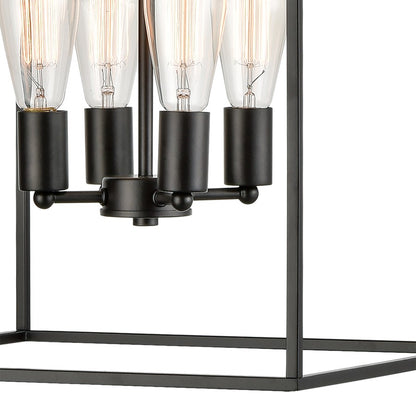 Atlas Lighting Williamsport 17in 8-Light Pendant | Transitional Oil Rubbed Bronze Metal | Kitchen Island & Dining Room | Model CL11847-BZ