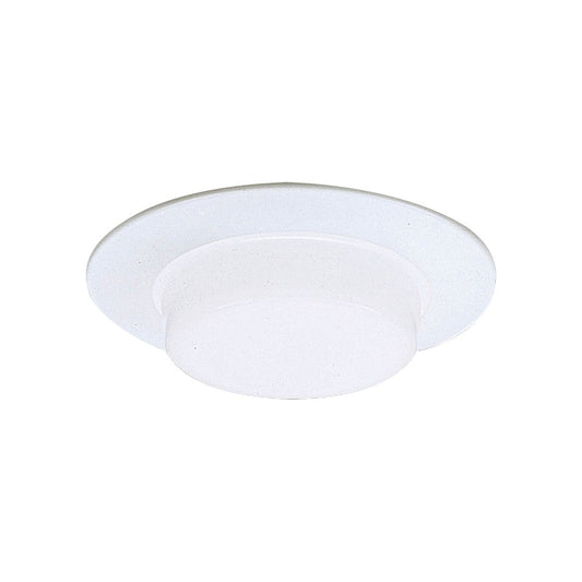Atlas Lighting CL11956-WH 8in 1-Light Shower Trim Recessed Light | Modern White Metal | Bathroom & Shower | 8 x 8 x 8 in | Model CL11956-WH