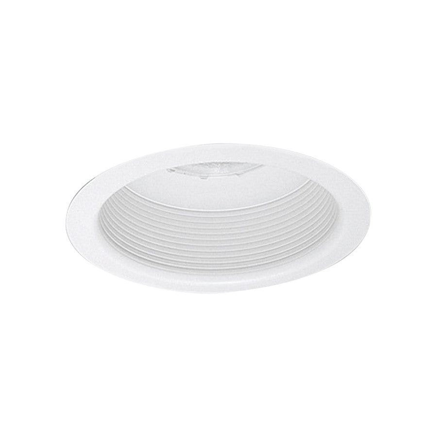 Atlas Lighting CL11960-WH 4in Recessed Lighting Trim | Modern White Metal | Indoor Dry Locations | 7.25 x 7.25 x 4 in | Model CL11960-WH