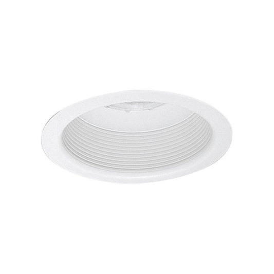 Atlas Lighting CL11960-WH 4in Recessed Lighting Trim | Modern White Metal | Indoor Dry Locations | 7.25 x 7.25 x 4 in | Model CL11960-WH
