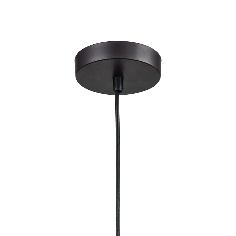 Atlas Lighting Corsair 12in 1-Light Mini Pendant | Natural Jute Rope and Metal | Kitchen Island & Coastal Dining | 12 x 12 x 18 in | Model CL11991-NA