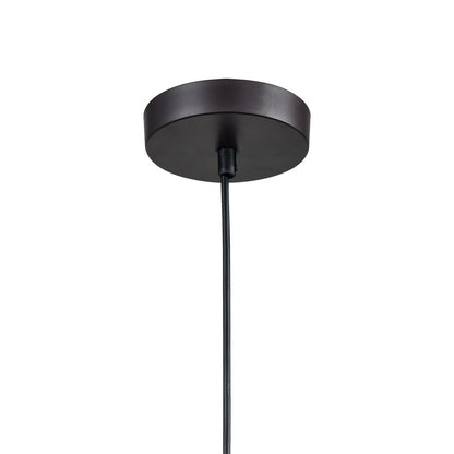 Atlas Lighting Corsair 12in 1-Light Mini Pendant | Natural Jute Rope and Metal | Kitchen Island & Coastal Dining | 12 x 12 x 18 in | Model CL11991-NA