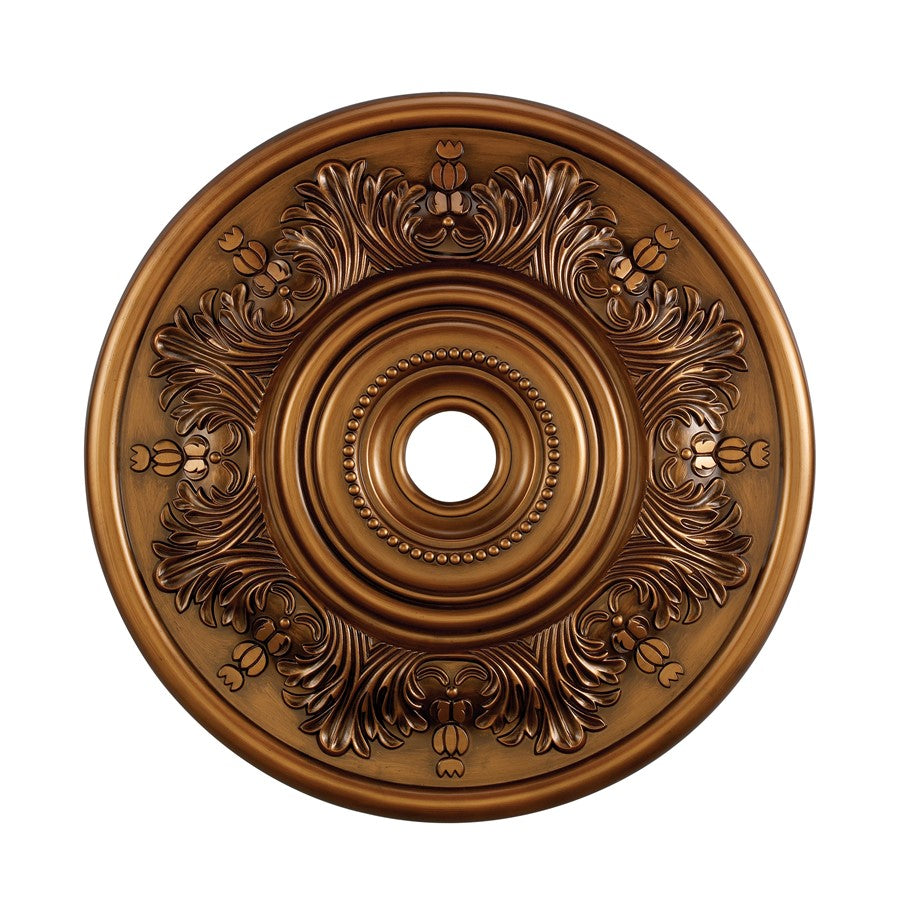 Atlas Lighting Lauderdale 30in Round Ceiling Medallion | Traditional Antique Bronze | Living Room & Dining Room Ceiling Accent | Model LA11047-BZ
