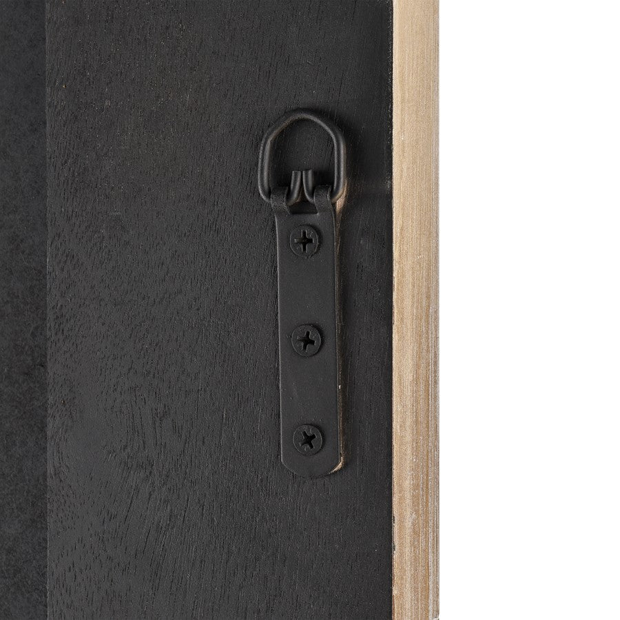 Atlas Lighting Alfred 56in Tall Rectangular Wall Mirror | Weathered Brown Wood Composite | Entryway & Bedroom Accent | Model MI11003-01