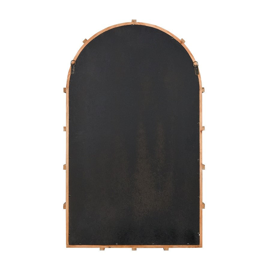 Atlas Lighting Atherton 40in Tall Wall Mirror | Weathered Brown Wood | Entryway & Hallway Accent | 24.5 x 3 x 40 in, Vertical Mount | Model MI11009-01