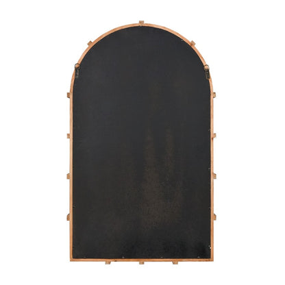 Atlas Lighting Atherton 40in Tall Wall Mirror | Weathered Brown Wood | Entryway & Hallway Accent | 24.5 x 3 x 40 in, Vertical Mount | Model MI11009-01