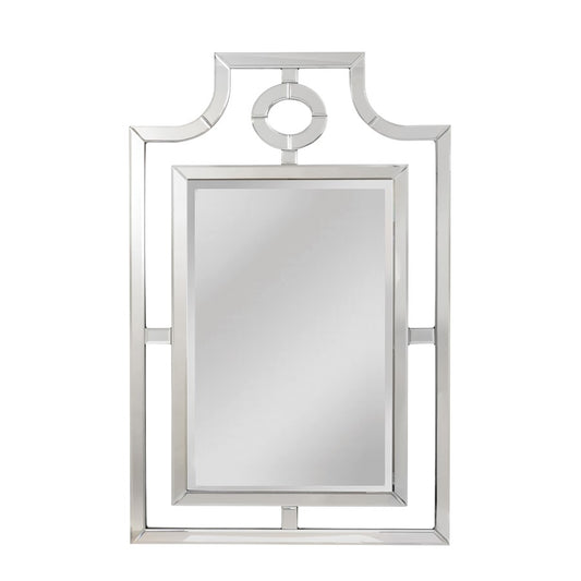 Atlas Lighting Bosworth 30x46in Rectangular Wall Mirror | Clear Glass Transitional Frame | Entryway & Bedroom Accent | Model MI11018-01