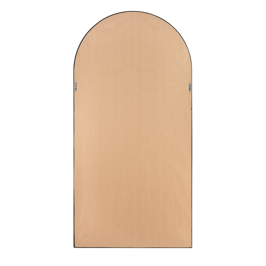 Atlas Lighting Cathedral 41.5in x 83.5in Floor Mirror | Antique Brown Wood Frame | Bedroom & Dressing Room | 41.5 x 2.25 x 83.5 in | Model MI11026-01