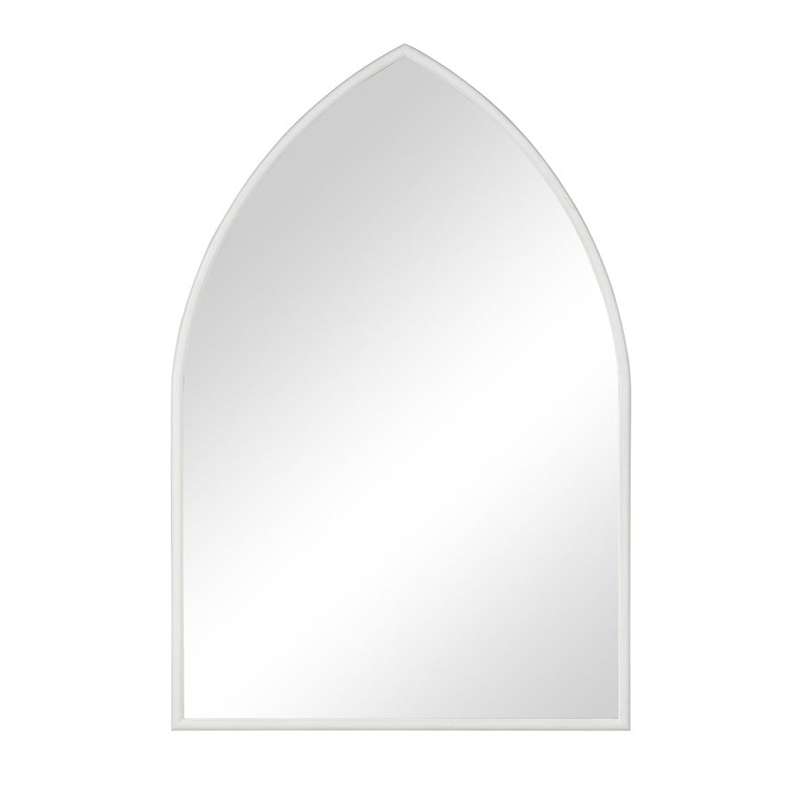 Atlas Lighting Elliott 31.5in Wall Mirror | White Wood Composite Frame | Entryway & Bedroom Accent | 31.5 x 1.5 x 47.25 in | Model MI11035-01