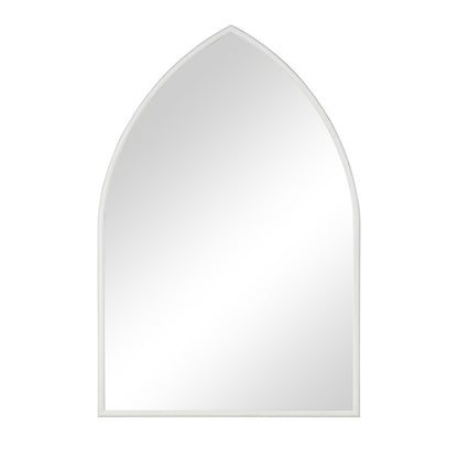 Atlas Lighting Elliott 31.5in Wall Mirror | White Wood Composite Frame | Entryway & Bedroom Accent | 31.5 x 1.5 x 47.25 in | Model MI11035-01