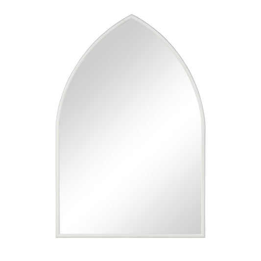 Atlas Lighting Elliott 31.5in Wall Mirror | White Wood Composite Frame | Entryway & Bedroom Accent | 31.5 x 1.5 x 47.25 in | Model MI11035-01