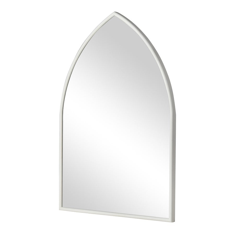 Atlas Lighting Elliott 31.5in Wall Mirror | White Wood Composite Frame | Entryway & Bedroom Accent | 31.5 x 1.5 x 47.25 in | Model MI11035-01