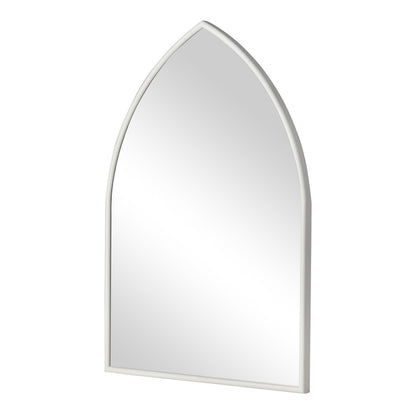 Atlas Lighting Elliott 31.5in Wall Mirror | White Wood Composite Frame | Entryway & Bedroom Accent | 31.5 x 1.5 x 47.25 in | Model MI11035-01