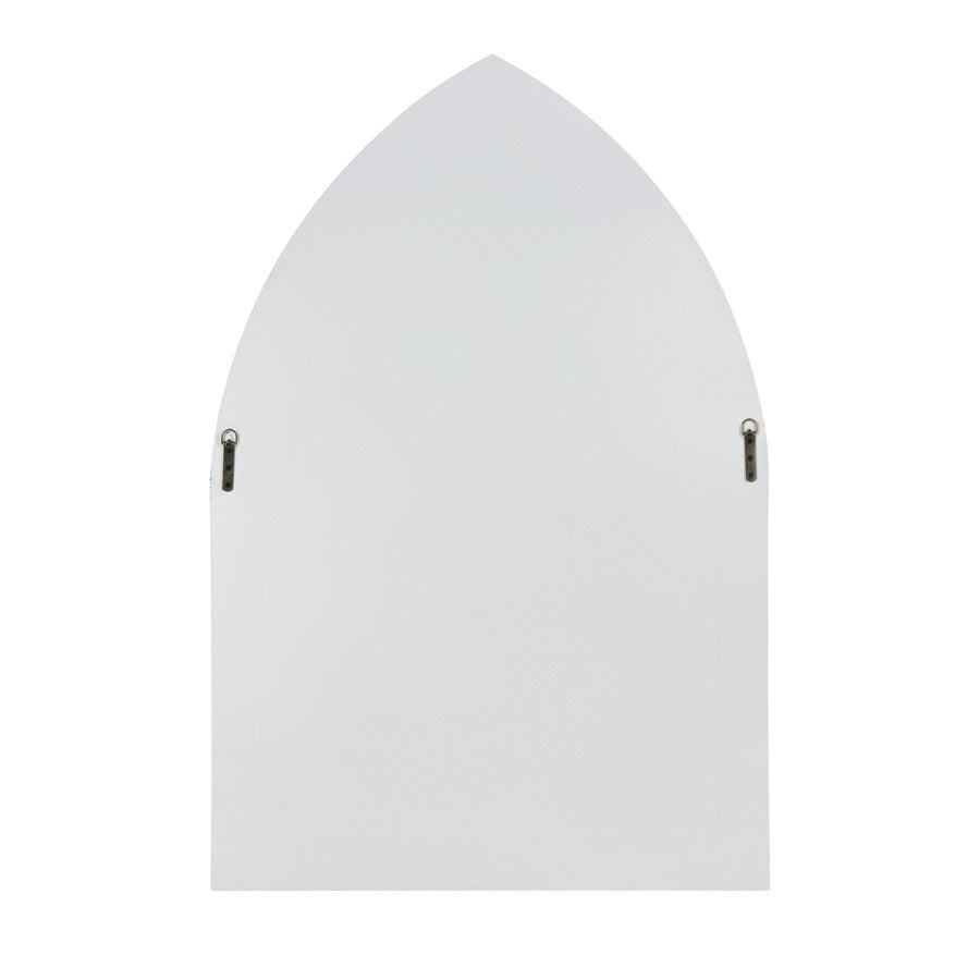Atlas Lighting Elliott 31.5in Wall Mirror | White Wood Composite Frame | Entryway & Bedroom Accent | 31.5 x 1.5 x 47.25 in | Model MI11035-01