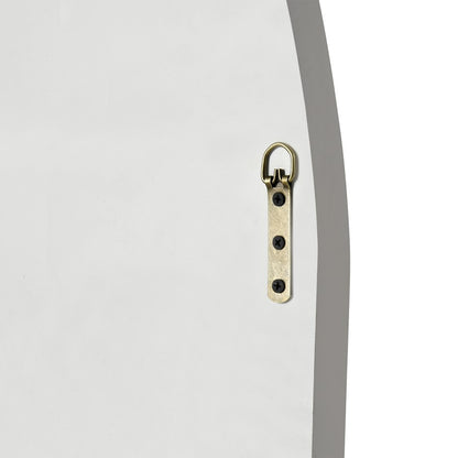 Atlas Lighting Elliott 31.5in Wall Mirror | White Wood Composite Frame | Entryway & Bedroom Accent | 31.5 x 1.5 x 47.25 in | Model MI11035-01