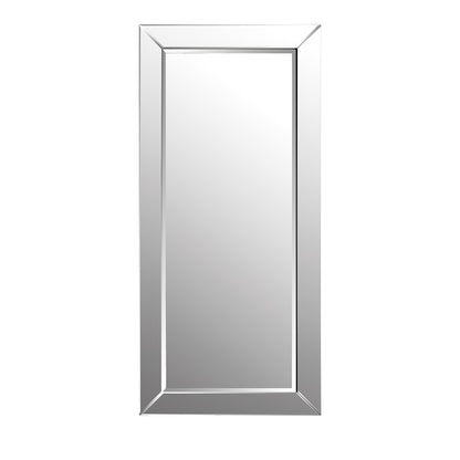 Atlas Glass Framed Floor Mirror 36in W x 78in H | Transitional Clear Glass | Bedroom & Hallway | 36 x 2 x 78 in | Model MI11041-01