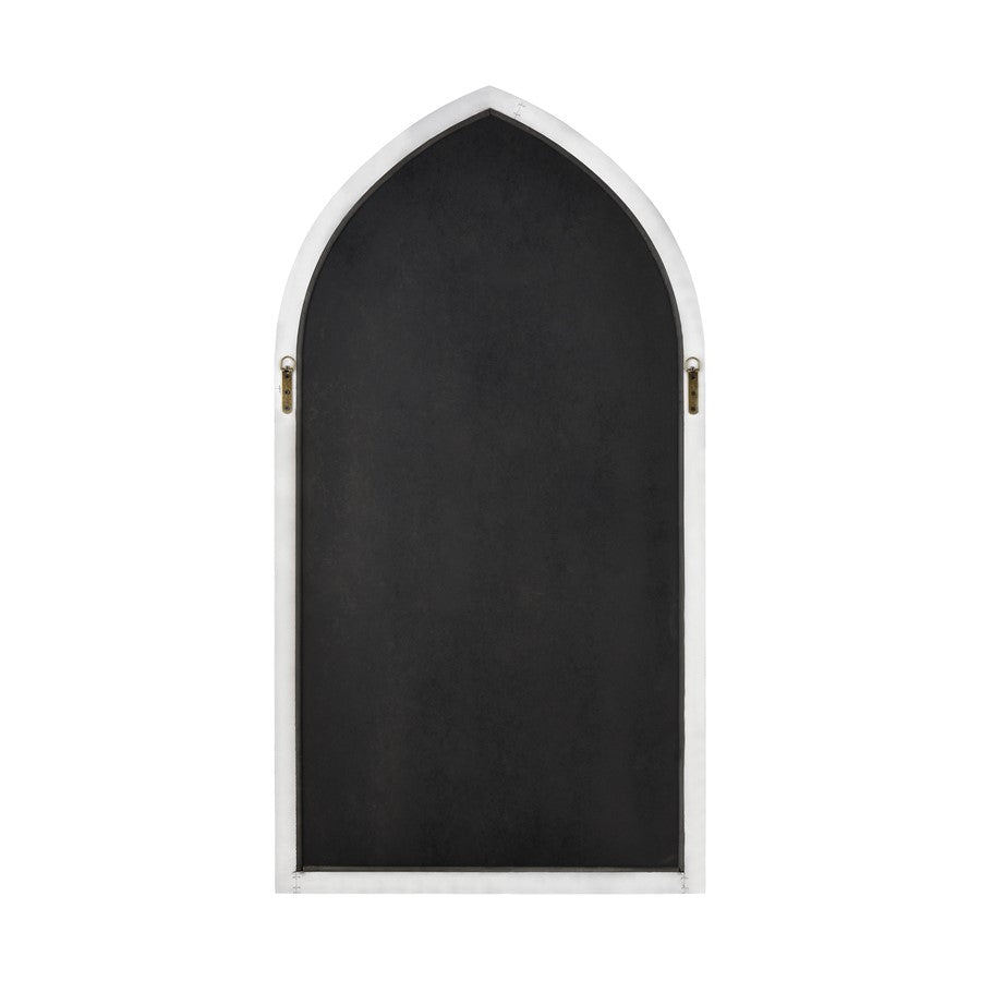 Atlas Lighting Irya 26in Vertical Wall Mirror | Traditional Weathered Brown Wood Composite | Entryway & Hallway Accent | Model MI11047-01