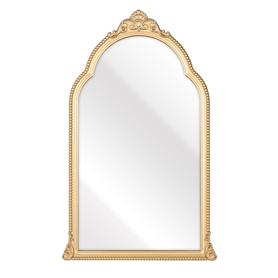 Atlas Lighting Loni 20.75in Arched Wall Mirror | Gold Wood Composite Frame | Entryway & Bedroom Accent | 20.75 x 1.5 x 33.75 in | Model MI11059-01