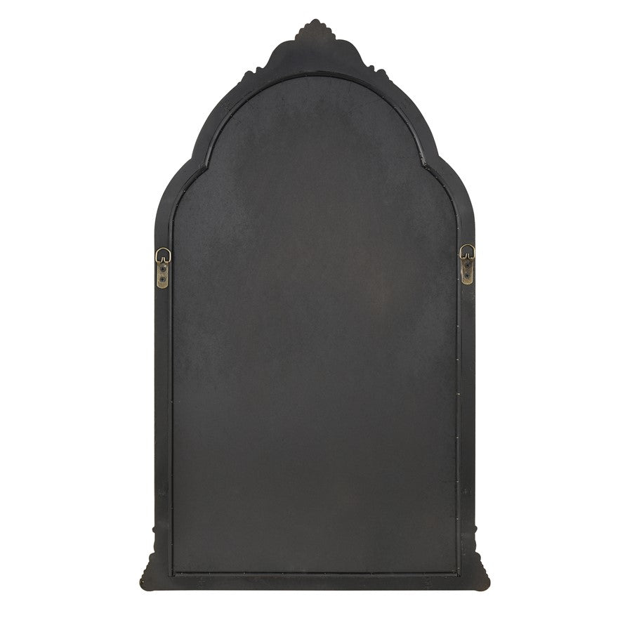 Atlas Lighting Loni 20.75in Arched Wall Mirror | Gold Wood Composite Frame | Entryway & Bedroom Accent | 20.75 x 1.5 x 33.75 in | Model MI11059-01