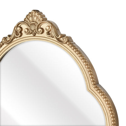 Atlas Lighting Loni 20.75in Arched Wall Mirror | Gold Wood Composite Frame | Entryway & Bedroom Accent | 20.75 x 1.5 x 33.75 in | Model MI11059-01