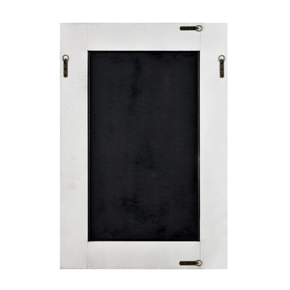 Atlas Lighting Marla 38in Wall Mirror | White Wood Composite Frame | Entryway & Bedroom Accent | 26.5 x 1.75 x 38.75 in | Model MI11063-01