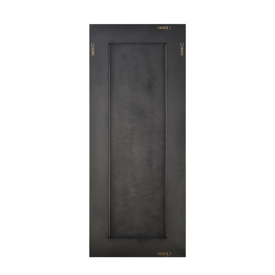 Atlas Lighting Marla 63in Wall Mirror | Black Wood Composite Frame | Entryway & Bedroom Accent | 26.25 x 2 x 63.75 in | Model MI11063-02