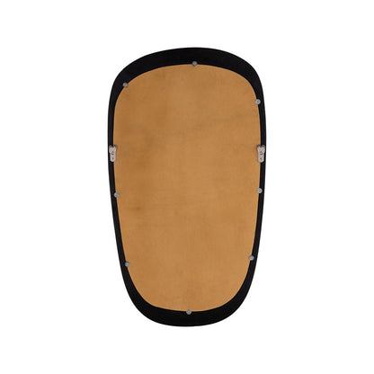Atlas Lighting Morris 20in Wall Mirror | Transitional Black Wood Frame | Entryway & Bathroom Accent | Model MI11067-01