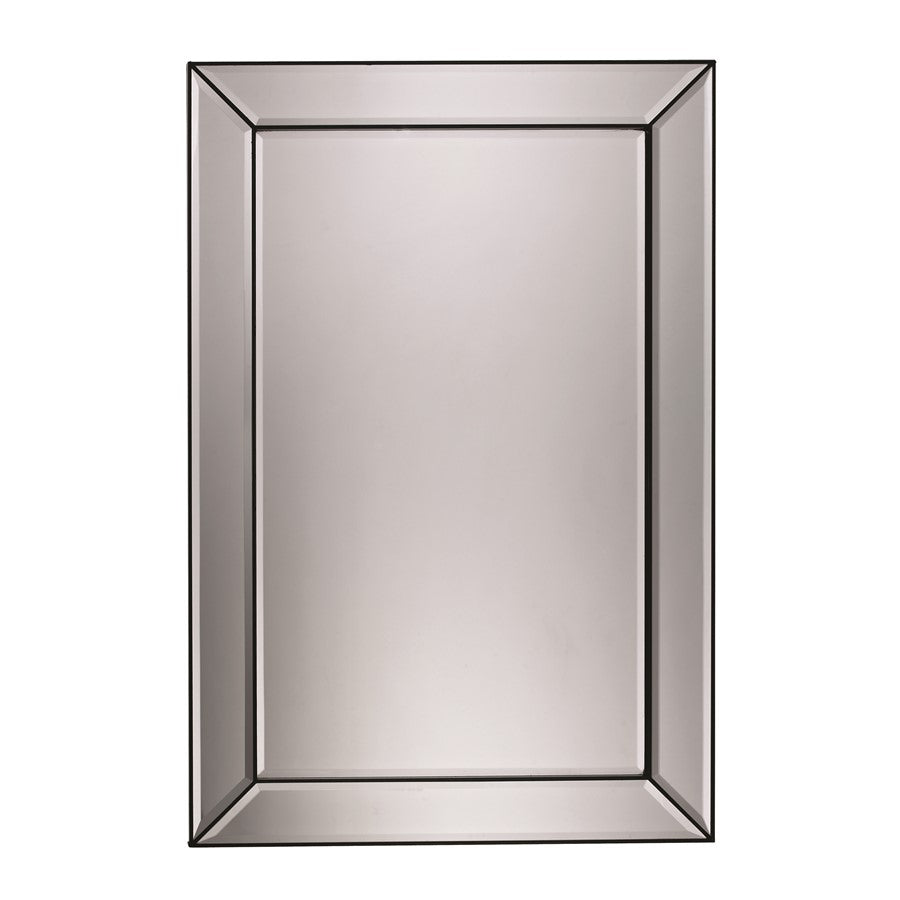 Atlas Lighting Rangely 24in Wall Mirror | Mirror Glass Modern | Entryway & Bedroom Accent | 24 x 1 x 36 in | Model MI11073-01