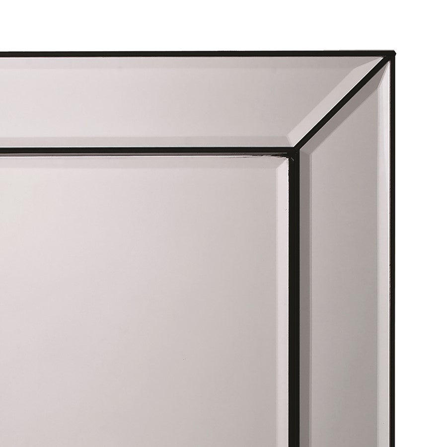 Atlas Lighting Rangely 24in Wall Mirror | Mirror Glass Modern | Entryway & Bedroom Accent | 24 x 1 x 36 in | Model MI11073-01